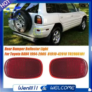 2 Đèn phản quang cản sau ô tô 81910-42010 TO2866101 Cho 1994-2005 Đuôi Phanh LampReflector Phụ Kiện