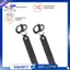 2 Chiếc Mặt nạ Còng tháo nhanh có tay cầm bằng da cho lính cứu hỏa, Còng thép không gỉ 316 lớp biển để gian lận
