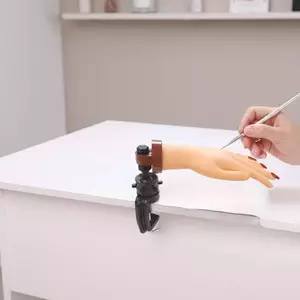 VFZ Chuyên Nghiệp Đào Tạo Móng Tay Thực Hành Tay Với Máy Tính Để Bàn Braet Linh Hoạt Tay Giả Cho Acrylic Gel Ba Lan Nghệ Thuật Salon Nghiên Cứu Sử Dụng Louislifecool