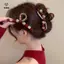 Kẹp Tóc Ngọc Trai Camellia Bé Gái Kẹp Đuôi Ngựa Thanh Lịch Kẹp Cá Mập Ngọt Ngào Cua Móng Vuốt Phụ Kiện Tóc Mũ [Mina]