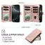 YJD Ốp Lưng Cho Xiaomi 17T Pro Da Mandala Nổi 9 Tờ Khe Cắm Thẻ Dây Đeo Tay Chống Rơi Vỏ Điện Thoại