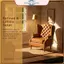 Bộ Sofa nhà búp bê thu nhỏ 1: 12 kiểu Mỹ Retro dành cho mô hình mô phỏng gia đình.