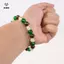 Vòng tay tiền phong phú dành cho nữ Bohemian Tự nhiên Hổ mắt Đá Lắc tay Quà tặng trang sức ngày lễ hợp thời trang [Mina]