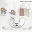 GE 2 Chiếc Ẩn 90 Độ Bản Lề Thiết Bị Công Nghiệp Cửa Tủ Giới Hạn Trượt Bản Lề Cố Định Bisagras Nội Thất Phần Cứng VN