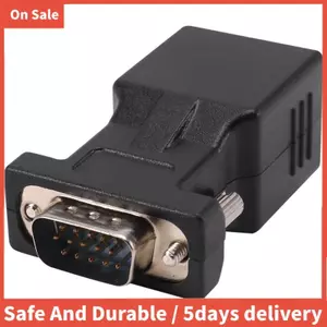 Bộ mở rộng VGA Nam sang LAN CAT5 CAT6 RJ45 Bộ chuyển đổi cáp mạng