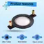 Độ trung thực cao 44. Tweeter 44,4mm Milky White Film Diaphragm Dây phẳng Cuộn dây giọng nói Bài khoảng cách 90mm Thiết kế nhôm nguyên chất