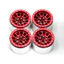 4 28mm 7mm Hex 1.0 inch Vành bánh xe Hợp kim nhôm Beadlock Bánh xe trung tâm cho TRX4M 1 / 18 RC Bánh xích Xe nâng cấp các bộ phận thay thế