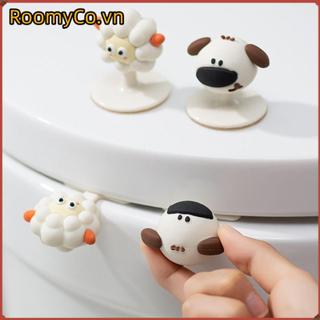 Dụng cụ nâng nắp bồn cầu ROOMYCO, Thiết bị nâng nắp bồn cầu chống bụi bẩn hình cừu / chó, Dụng cụ phòng tắm Nắp lật