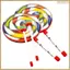 Nhạc cụ Orff 8 Gói Trống Lollipop 6Inch Đạo cụ khiêu vũ Nhạc cụ gõ Trống tay Đồ chơi giáo dục mầm non