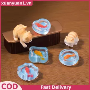 Bộ bể cá và mèo thu nhỏ XUAN dành cho sáng tạo nghệ thuật phong cảnh vi mô cá nhân VN