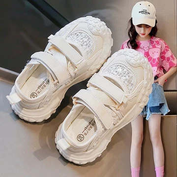 | women's sandals | sandals for girls ♕Giày Sandal Bé Gái Mùa Xuân Mùa Hè Phong Cách Mới Giày Sandal Thể Thao Trẻ Em Bé Gái Giày Lưới Vừa Lớn Trẻ Em Thời Trang Giày Che Ngón Chân❥