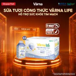 Combo 3 Thùng 12 hộp Varna Life sữa tươi công thức hỗ trợ sức khỏe tim mạch (Tím) (12 hộp giấy x 200ml) — ảnh 2