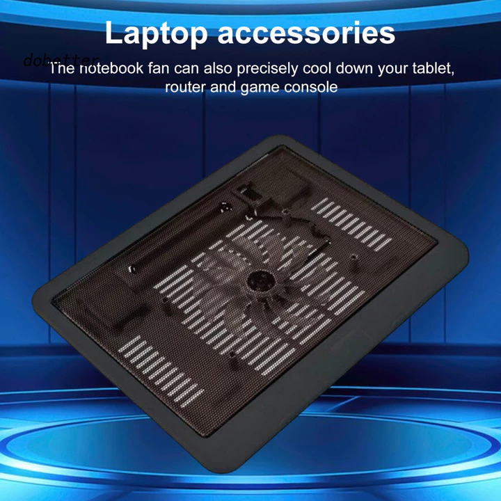 < Dobetter > Quạt Laptop Tản Nhiệt Laptop Pad Laptop Có Cổng Usb 6 Tốc Độ Quạt Có Thể Điều Chỉnh Tản Nhiệt Nhanh Đa Năng Phù Hợp Với Độ Cao Có Thể Điều Chỉnh Giá Đỡ Làm Mát Máy Tính Xách Tay Để Chơi G