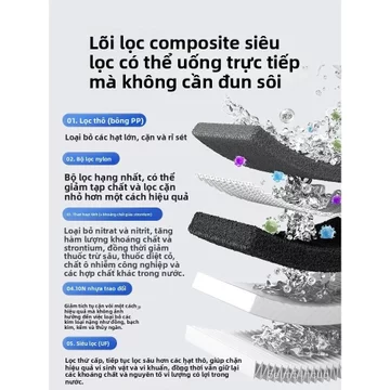Máy cấp nước nóng tức thì, máy lọc nước để bàn gia đình, máy đun nước và uống nước gia đình, máy lọc nước đa năng.