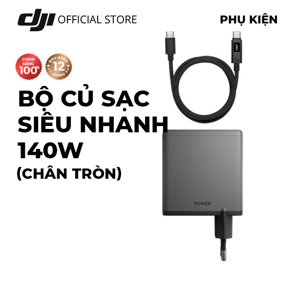 Bộ củ sạc GaN DJI 140W