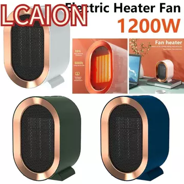 Máy sưởi quạt PTC điện LCAION, Máy sưởi quạt để bàn di động 1200W, Gốm sứ Mini với máy sưởi nhiệt cho văn phòng tại nhà mùa đông