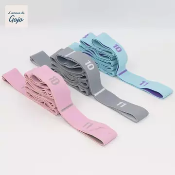 Dây co giãn GOJO Yoga, Dây đàn hồi đa giai đoạn Dây kháng lực Yoga, Đai co giãn Dây kháng lực phân đoạn 10 / 11 Lưới Yoga Dây thun Tập thể dục