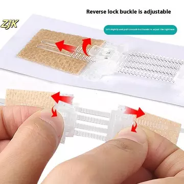 ZJK Dây Kéo Dây Buộc Vết Thương Miếng Dán Tĩnh Điện Miếng Dán Vết Thương Nhanh Không Cần Khâu Dây Kéo Ngoài Trời Ban Nhạc-Aid Di Động Qui Clot Vết Thương Springevenepic