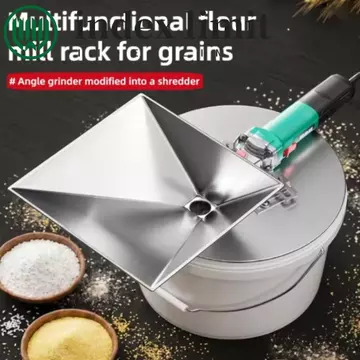 Máy mài ngô GIỚI HẠN INDEX, có màn hình Máy mài thức ăn bằng thép không gỉ, Bộ chuyển đổi sửa đổi Máy mài nhỏ đa chức năng Máy mài DIY Máy mài phễu mài Sử dụng nhân giống