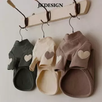 JKDESIGN Quần áo cho chó cưng, Quà tặng ấm áp mùa đông Áo Hoodie Yorkshire Quần áo cho chó con, Áo sơ mi đế hợp thời trang Thiết kế dễ thương Mèo tình yêu thú cưng Quần áo ấm áp