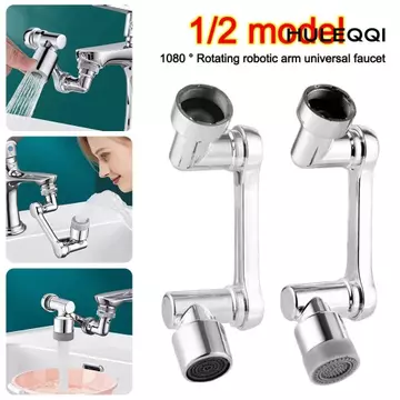 Đầu phun mở rộng vòi HULEQI, Máy sục khí vòi nước hợp kim 2 chế độ, Bộ lọc đầu phun vòi tiết kiệm nước đa năng Chống bắn nước có thể điều chỉnh Bộ lọc đầu phun nhà bếp