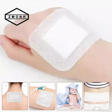 ZMONH 10 / 20 Cái Băng dính y tế không dệt thoáng khí Băng hỗ trợ vết thương Băng công cụ sơ cứu vết thương lớn Băng cố định Băng Stier * mới