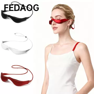 Máy mát xa mắt FEDAOG EMS, Máy mát xa mắt trị liệu bằng ánh sáng đỏ, Nâng cấp Máy chăm sóc mắt giảm mỏi mắt bằng điện Điều trị làm đẹp