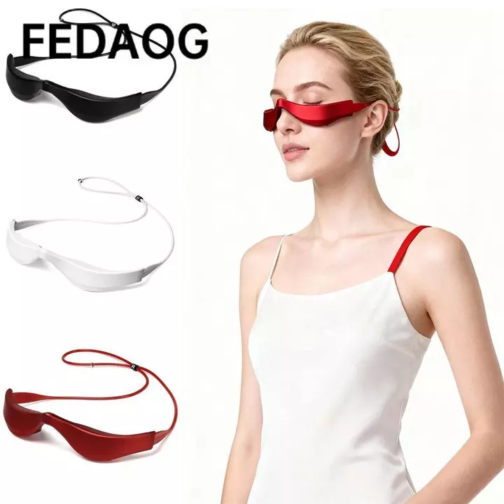 Máy mát xa mắt FEDAOG EMS, Máy mát xa mắt trị liệu bằng ánh sáng đỏ, Nâng cấp Máy chăm sóc mắt giảm mỏi mắt bằng điện Điều trị làm đẹp