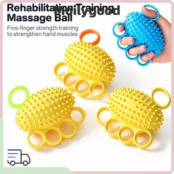 Bóng trị liệu ngón tay MOILYTH, Bóp Giảm căng thẳng Bóng tập thể dục tay nhím cách ngón tay, Massage cơ bắp Huấn luyện viên trán Phục hồi chức năng ngón tay Huấn luyện viên sức mạnh