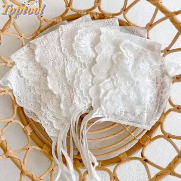 Mũ lưới ren TOPTOOL, Mũ lưỡi trai Cotton thoáng khí, Mũ lưỡi trai bé gái Mũ viền mềm mùa xuân hè