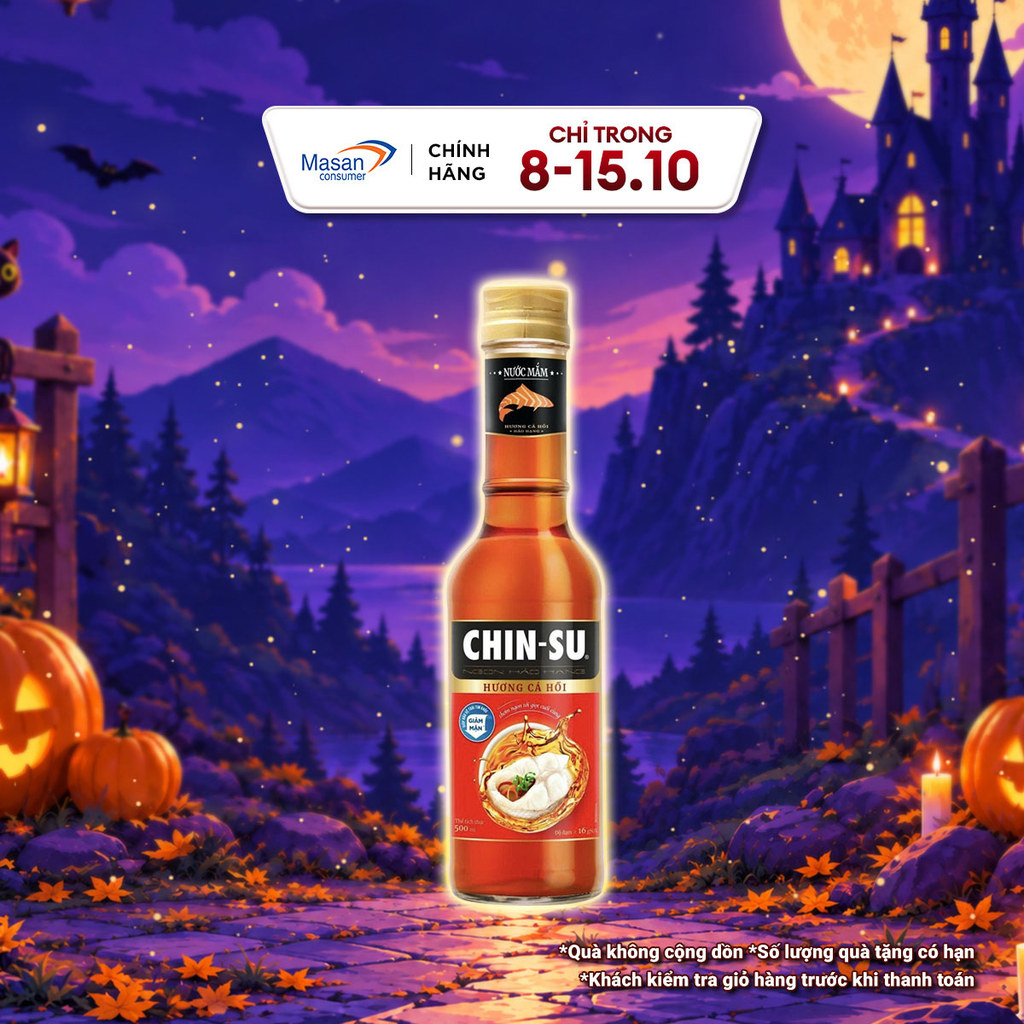 Nước Mắm CHIN-SU Cá Hồi Đậm Đặc Chai 500ml