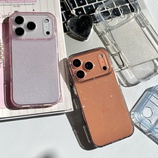 Ốp Điện Thoại Mềm Trong Suốt Lấp Lánh Cho iPhone 17ProMax 17Air 16 15 14 13 Vỏ Bảo Vệ Chống Sốc