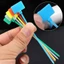 Set 100 Dây Rút nylon Kèm Thẻ Nhựa Đánh Dấu Tự Khóa Dây Cáp-GIOVA