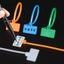 Set 100 Dây Rút nylon Kèm Thẻ Nhựa Đánh Dấu Tự Khóa Dây Cáp-GIOVA