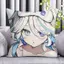 【Ready Stock】 Original God Q Version Cute Small Fulfil Square Pillow Cute Series Pillow Dormitory Sleeping Office Seat Cushion N99W