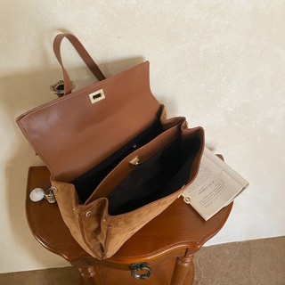 Túi Tote đi lại công suất lớn Retro Matte dành cho nữ
