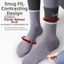 Tất Yoga và Pilates Silicon Grip Cotton, Thoải Mại Thêu Hoa Cho Nữ