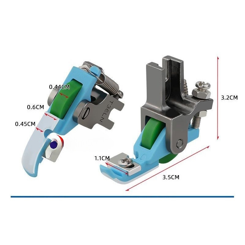 Chân Vịt May Dây Kéo Bánh Xe Nhựa Chống Nhăn T36LN/S518L – Phụ Kiện Máy May 1 Kim Công Nghiệp