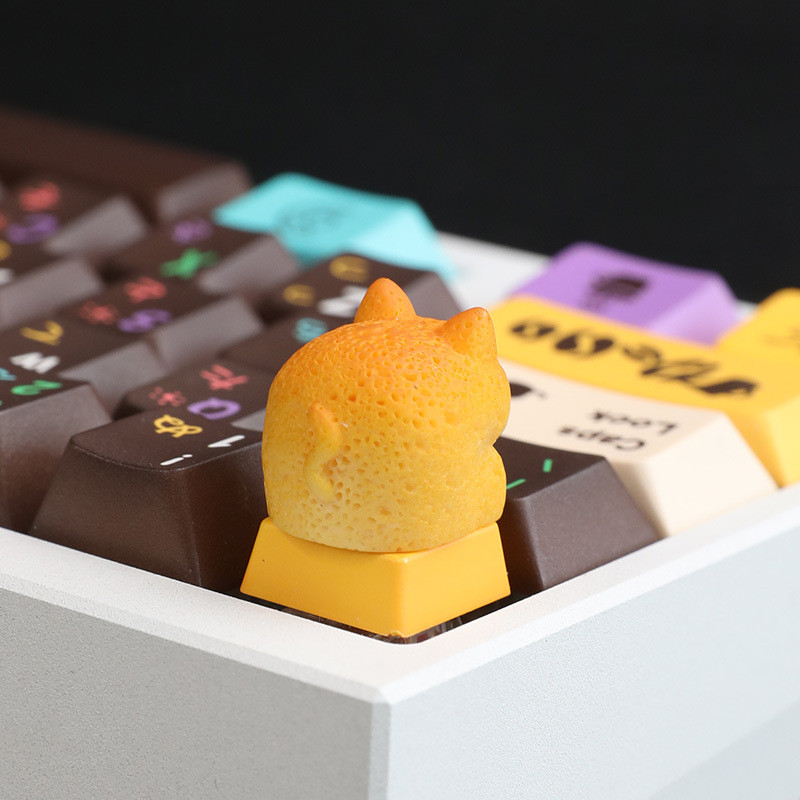Keycap Mèo Con Bánh Mì Nướng | KCAP - World of keycaps
