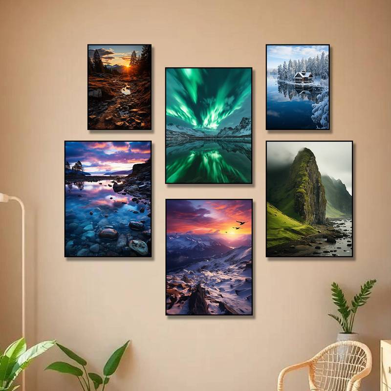 Thiết Kế Thiên Nhiên Quyến Rũ Động Vật Sống Động Tranh Canvas Của Rừng Lush & Hoa Cho Nghệ Thuật Trang Trí Tường Nhà Canvas Poster