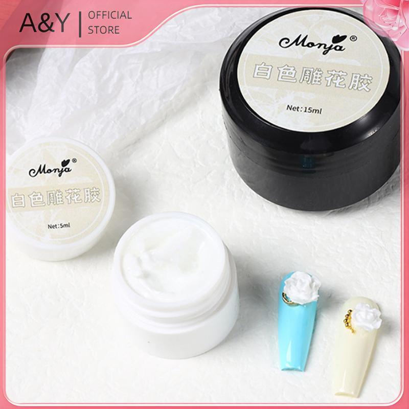 A & Y 5 / 8 / 15ml Keo dán móng tay chắc chắn -Wipe Gel cho kim cương giả & đá quý Dụng cụ dính trang sức Miếng dán UV Keo dán mô hình liên kết.
