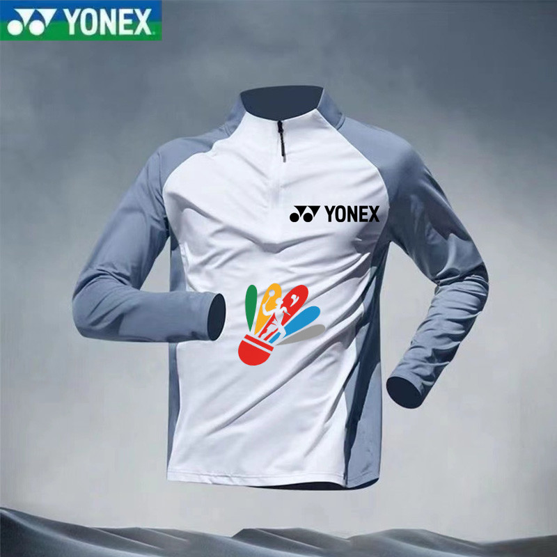 Các loại đồng phục cầu lông thể thao YONEX, chất liệu lụa băng khô nhanh, phù hợp cho nam và nữ với thiết kế nhẹ nhàng.