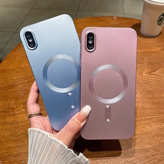 Vỏ silicon mềm chống sốc có bảo vệ ống kính Vỏ điện thoại bảo vệ camera hỗ trợ sạc không dây cho iPhone X XR XS Max ốp lưng mờ