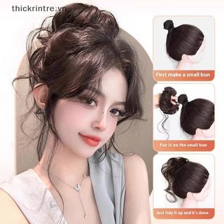 Dây buộc tóc và phụ kiện tóc bun thấp cho nữ, tăng thể tích tóc với lông tơ tự nhiên - Việt Nam