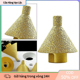 [vạn] Mũi Khoan Kim Cương Hình Nón, Đá lỗ Mở lỗ Kim Cương Hình nón Phay loại 38 / 50mm  Mũi vát vát vát vát cạnh đá hoa