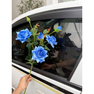 Cành hoa hồng lộc cao 60cm – Hoa giả vải trang trí sang trọng, tự nhiên như thật