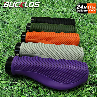 BUCKLOS tay lái xe đạp chống trơn trượt, chống sốc, chất liệu TPR, tiện dụng cho MTB, phụ kiện đi xe đạp