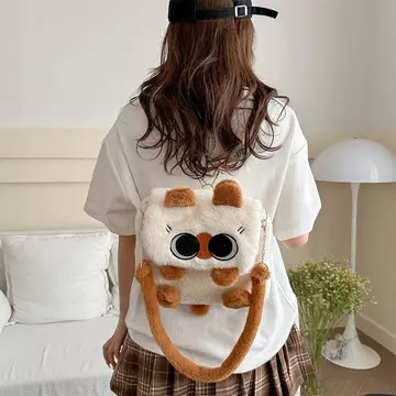 [Hàng mới về] Túi nhỏ Đi chơi sang trọng Dễ thương Tất cả các trận đấu Hoạt hình Capybara Sinh viên Ba lô đeo chéo phong cách mới Ba lô Ba lô Ba lô Ba lô Ba lô nhỏ