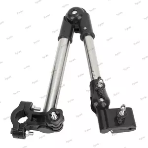 Giá đỡ ô xe đạp PYCOU, Giá đỡ ô xoay 360 độ bằng thép không gỉ, Kẹp có thể điều chỉnh bền bỉ Kẹp giữ ô hạng nặng cho xe đạp