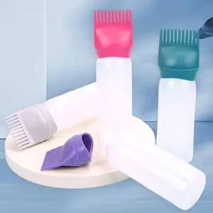 VFZ 120ML Thuốc Nhuộm Tóc Applicator Bàn Chải Chai Nhuộm Dầu Gội Chai Dầu Nhuộm Tóc Chai Applicator Tóc Tạo Kiểu Tóc Louislifecool
